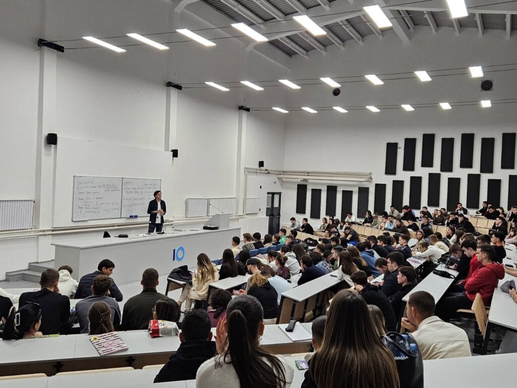 Guest lecturer at the FINKI